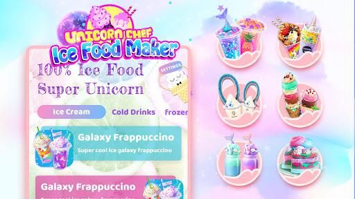Unicorn Chef Ice Cooking Games - Gameplay image of android game