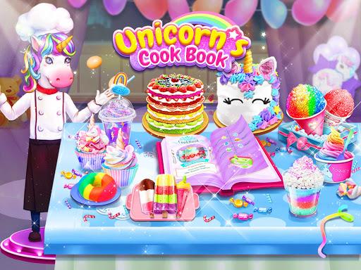 Rainbow Unicorn Secret Cook Book: Food Maker Games - عکس بازی موبایلی اندروید