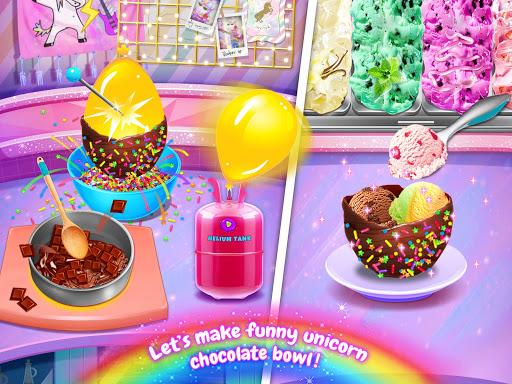 Rainbow Unicorn Desserts Food Maker - Gameplay image of android game