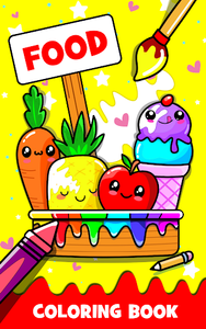 Fruits Coloring book Kids Food - Gameplay image of android game