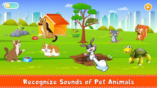 Animal Sounds for Kids - عکس برنامه موبایلی اندروید