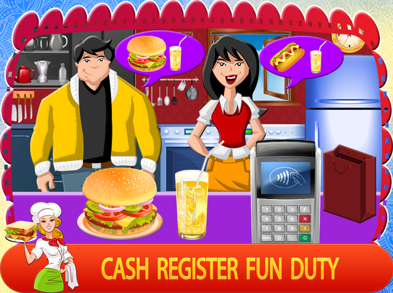 Fast Food Cooking Restaurant - - عکس بازی موبایلی اندروید