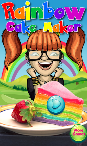 Rainbow Cake Maker Bake shop - Gameplay image of android game