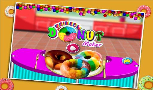 DIY Rainbow Donut Maker Salon - عکس بازی موبایلی اندروید