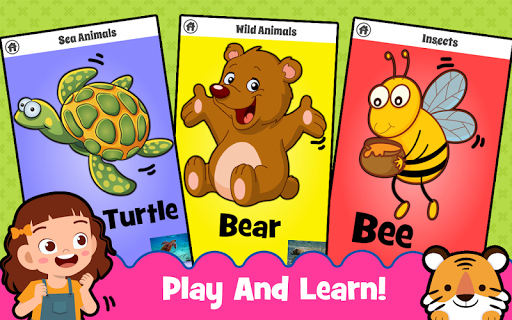 Animals for kids: Color & Draw - Gameplay image of android game