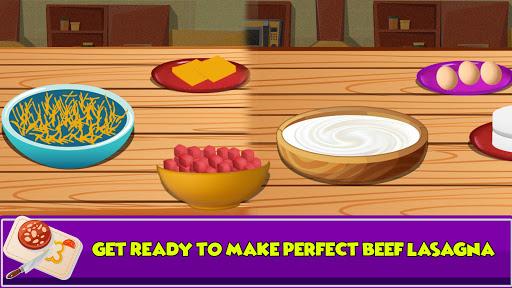 Beef Lasagna Maker Kitchen: Pasta Cooking Games - Image screenshot of android app