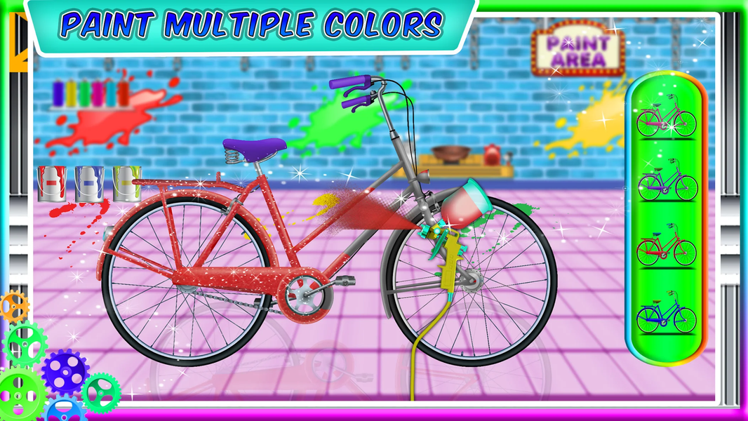 Bicycle Games: Mechanic Shop - عکس بازی موبایلی اندروید