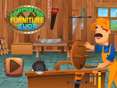 Carpenter Furniture Shop: House Wooden Craft Maker - Gameplay image of android game