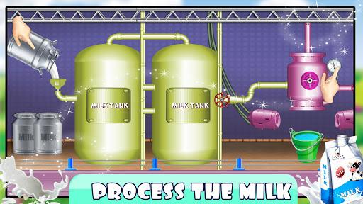 Cow Dairy Farm Milk Factory - Gameplay image of android game