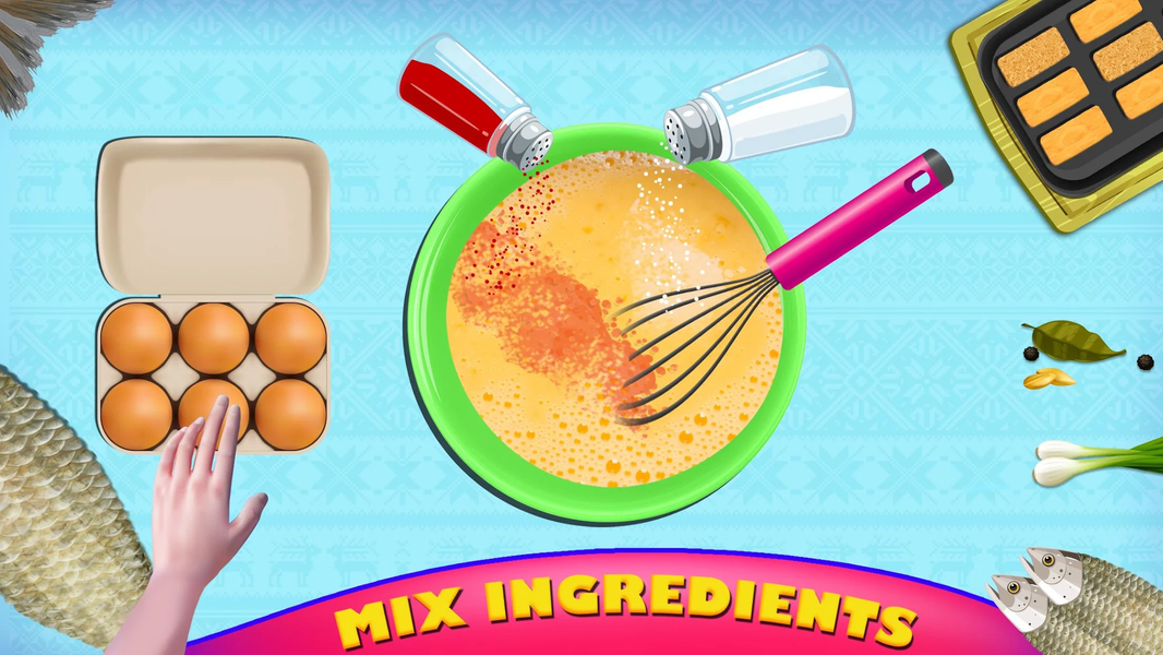 Fish Stick:Cooking Craze Games - Gameplay image of android game