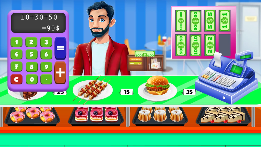 High School Pro Cashier Girl - Image screenshot of android app