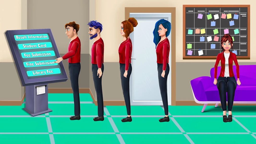 High School Pro Cashier Girl - Image screenshot of android app