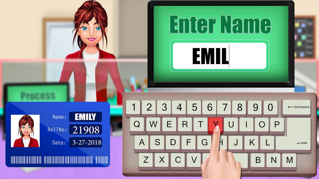 High School Pro Cashier Girl - Image screenshot of android app