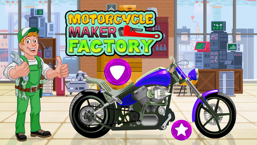 Motorcycle Maker Factory Games - عکس بازی موبایلی اندروید