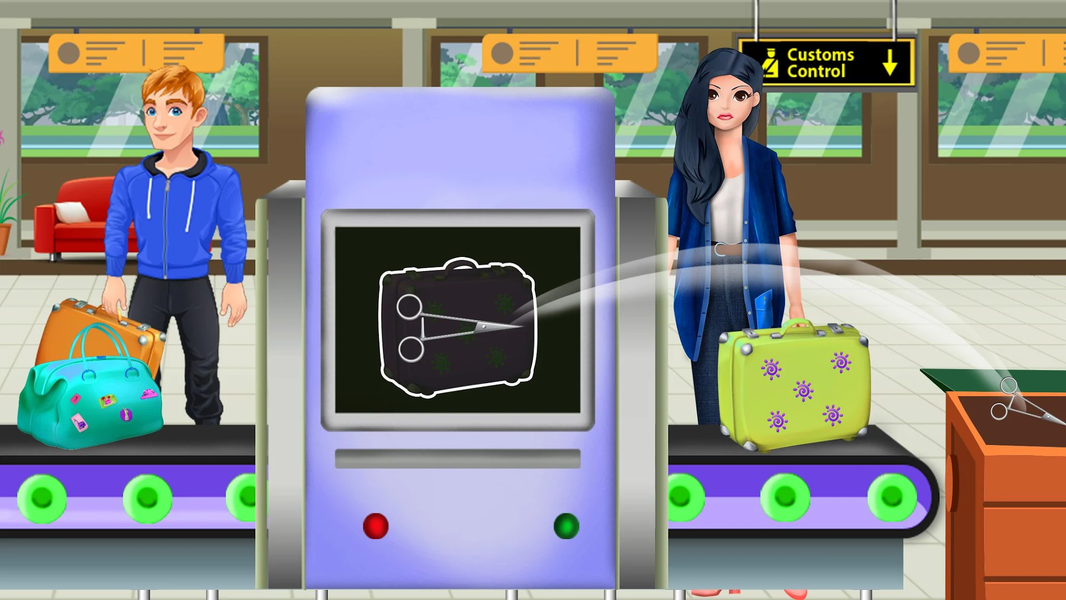 Subway Train Manager Cashier - Gameplay image of android game