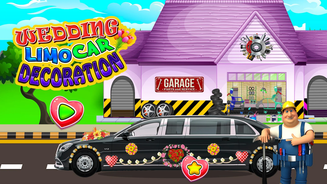Wedding Limo Car Decoration - عکس بازی موبایلی اندروید