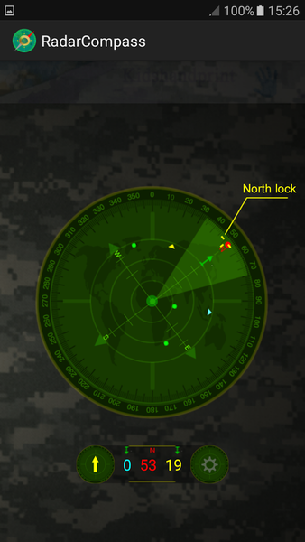 Radar Compass - Image screenshot of android app