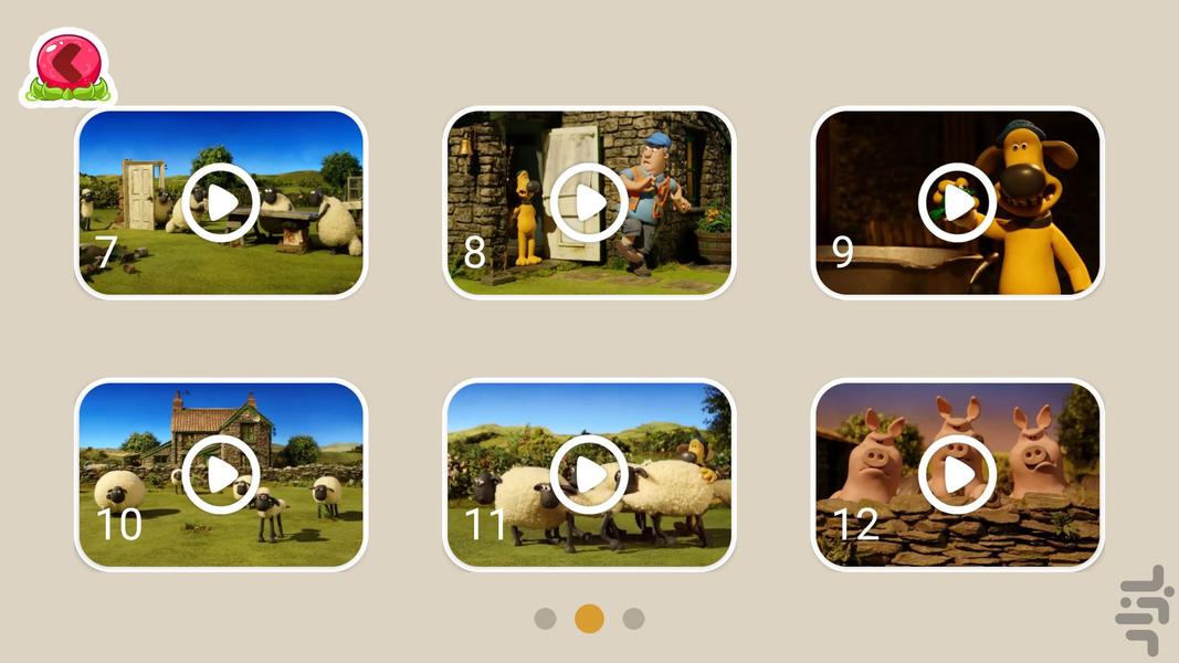 کارتون بره ناقلا :: بدون اینترنت :: - Image screenshot of android app