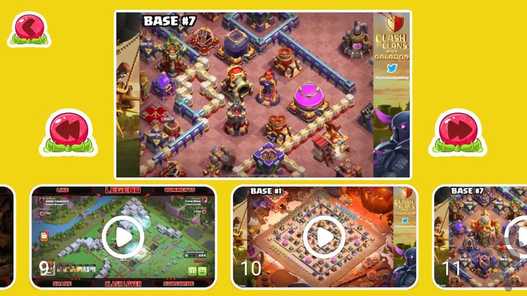 بهترین نقشه های کلش :: تاون هال 16 - Image screenshot of android app