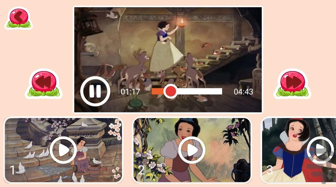 کارتون سفیدبرفی 1 بدون اینترنت - Image screenshot of android app