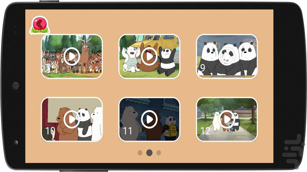 کارتون سه خرس کله پوک | بدون اینترنت - Image screenshot of android app