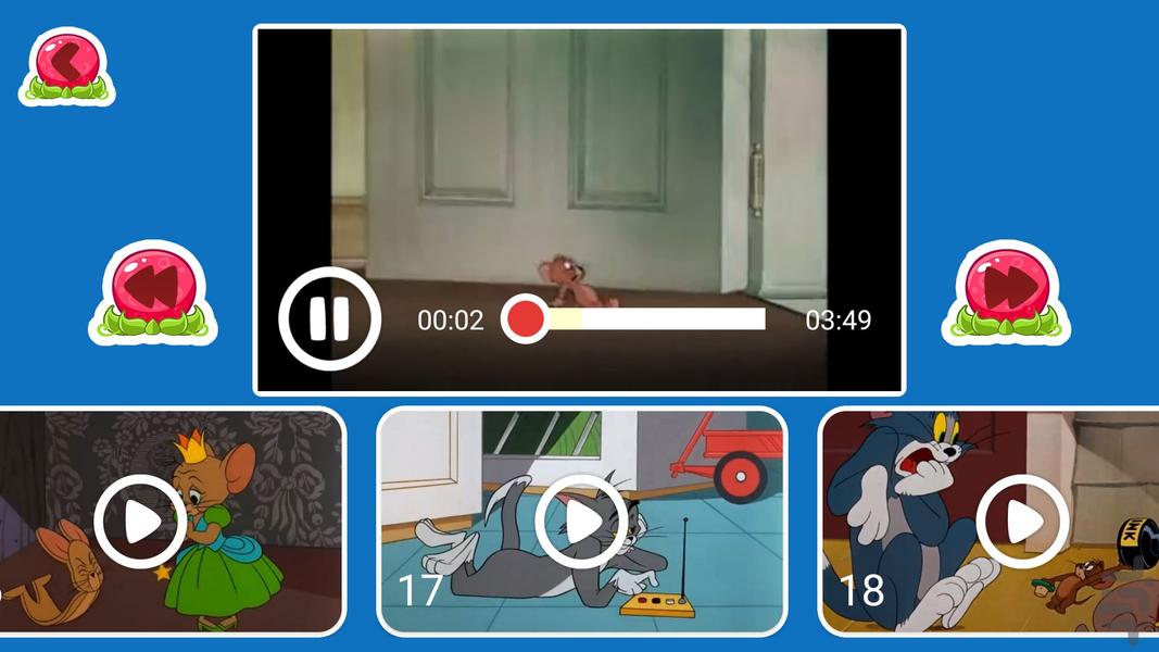 کارتون تام و جری ۳ بدون اینترنت - عکس برنامه موبایلی اندروید