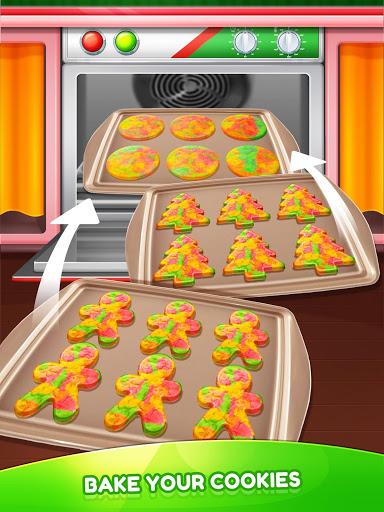 Christmas Unicorn Cookies - Gameplay image of android game