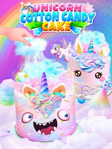 Unicorn Cotton Candy Cake - عکس برنامه موبایلی اندروید