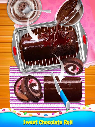Ice Cream Cake Roll Maker - Gameplay image of android game