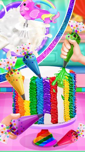 Rainbow Unicorn Cake - عکس بازی موبایلی اندروید