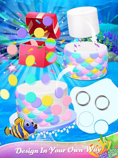 Unicorn Mermaid Cake - Gameplay image of android game