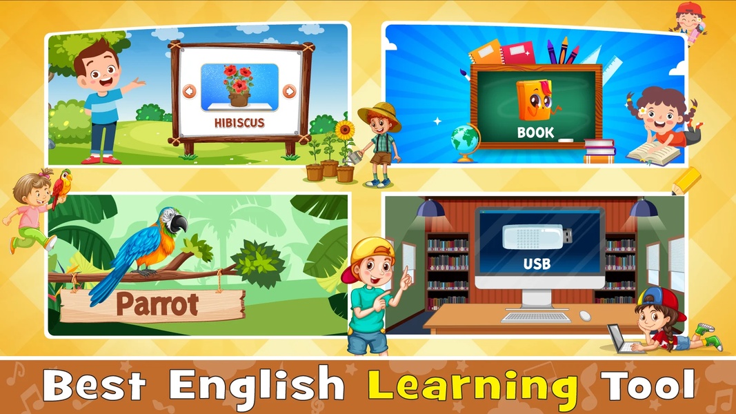 Kids English Learning Games - عکس بازی موبایلی اندروید