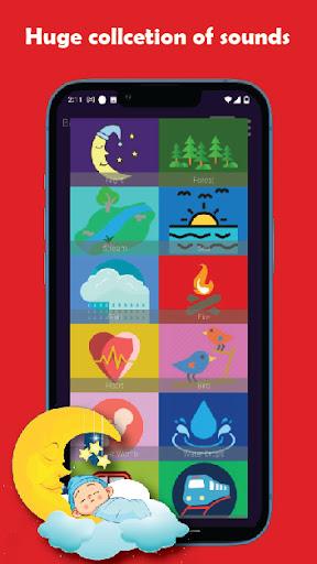 White Noise Baby Sleep Sound - عکس برنامه موبایلی اندروید