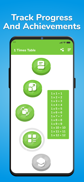 Times Tables - Image screenshot of android app