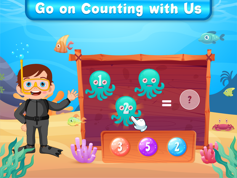 Kids Math: Fun Maths Games - عکس بازی موبایلی اندروید