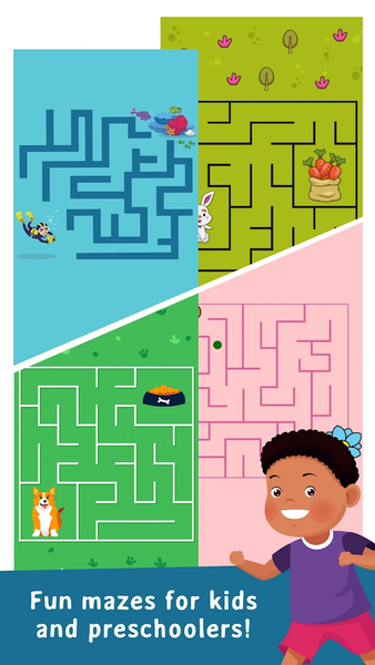 Kids Educational Mazes Puzzle - Gameplay image of android game