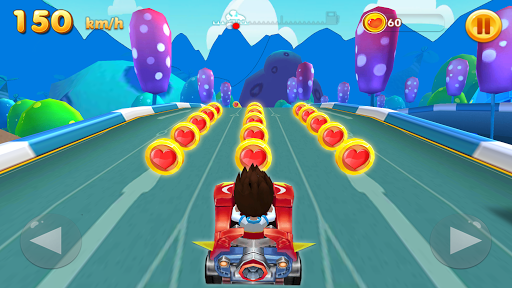 Ryder Car Racing – Paw Transforming Pups - Gameplay image of android game