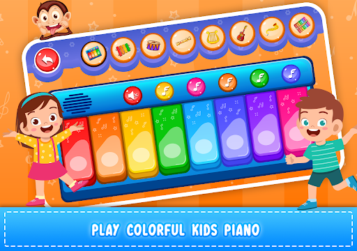 Kids Piano Music Games & Songs - Gameplay image of android game