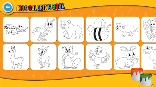 Animal Coloring Book for kids - Gameplay image of android game