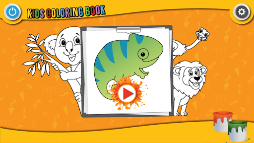 Animal Coloring Book for kids - Gameplay image of android game