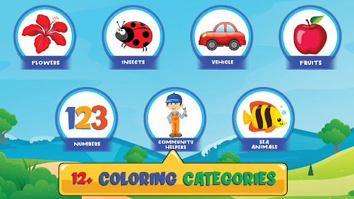 Kids Coloring Book Color Learn - عکس برنامه موبایلی اندروید