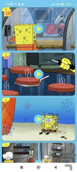 باب اسفنجی بدون اینترنت 4 (انگلیسی) - Image screenshot of android app