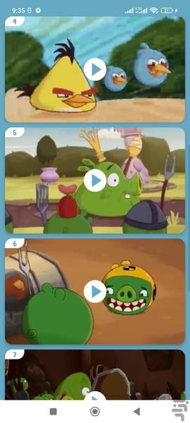 کارتون پرندگان خشمگین بدون اینترنت ۵ - عکس برنامه موبایلی اندروید