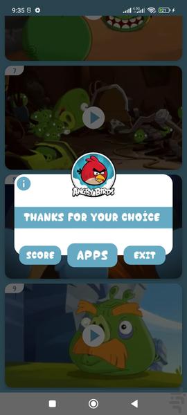 کارتون پرندگان خشمگین بدون اینترنت ۵ - عکس برنامه موبایلی اندروید