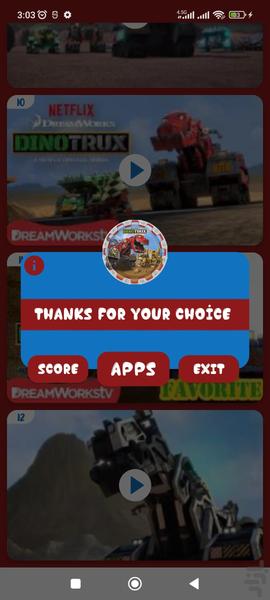 کارتون ماشیناسورها بدون اینترنت 1 - Image screenshot of android app