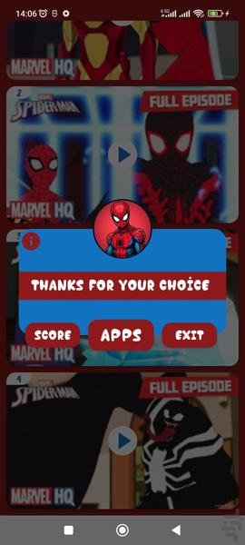 کارتون مرد عنکبوتی بدون اینترنت 3 - Image screenshot of android app