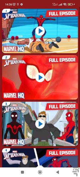 کارتون مرد عنکبوتی بدون اینترنت 4 - Image screenshot of android app
