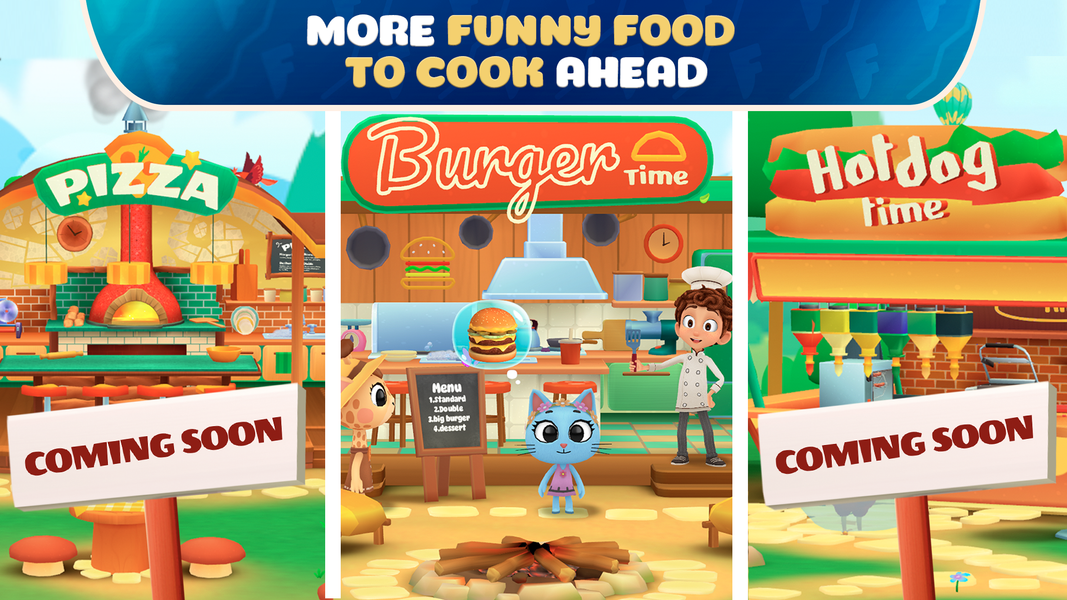 Burger Game: Food Festival FF۳ - عکس بازی موبایلی اندروید
