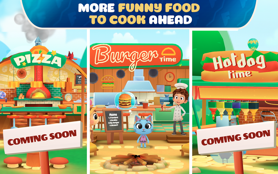 Burger Game: Food Festival FF۳ - عکس بازی موبایلی اندروید