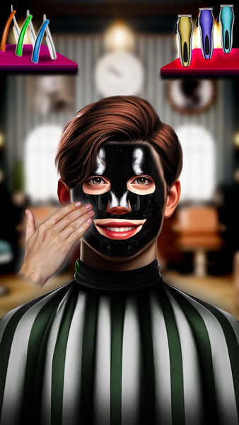 Barber Shop Hair Cut Simulator - Gameplay image of android game